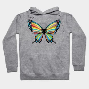 Chic Artistic Butterfly Artwork Hoodie